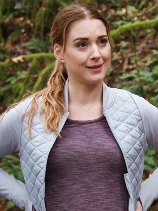 Virgin River Melinda Monroe Quilted Grey Jacket