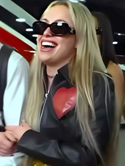 WWE Raw 2025 Liv Morgan Hearts Leather Jacket