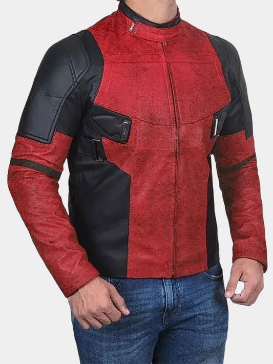 Wade Wilson Deadpool Ryan Reynolds Leather Jacket