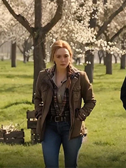 Wanda Maximoff Brown Jacket