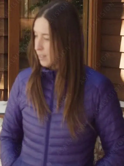 Weak Layers 2024 Katie Burrell Purple Puffer Jacket