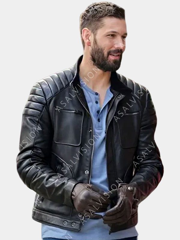 Wedding Season 2023 Casey Deidrick Leather Jacket
