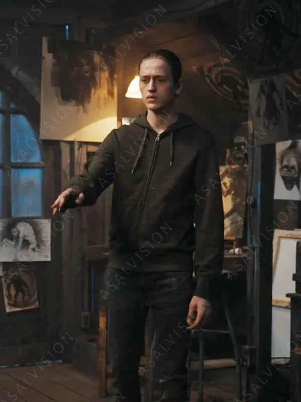 Wednesday 2022 Percy Hynes Black Hoodie