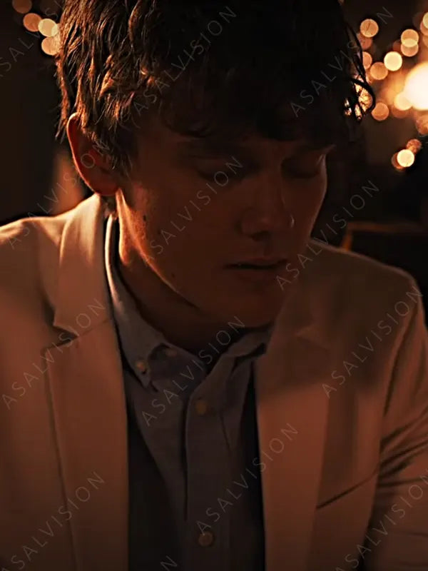 Wednesday Tyler Galpin White Blazer Coat