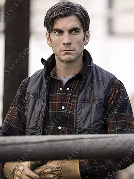 Wes Bentley Yellowstone Jamie Dutton Black Vest