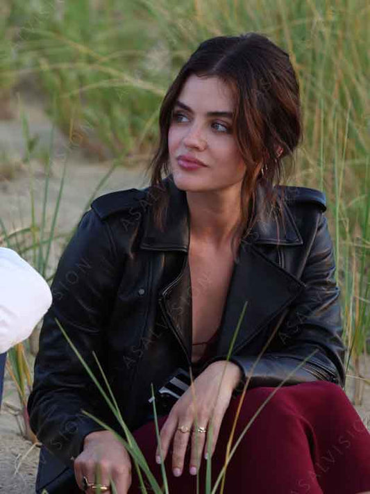 Which Brings Me to You 2024 Lucy Hale Leather Jacket