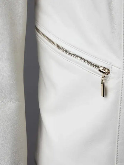 White Leather Jacket