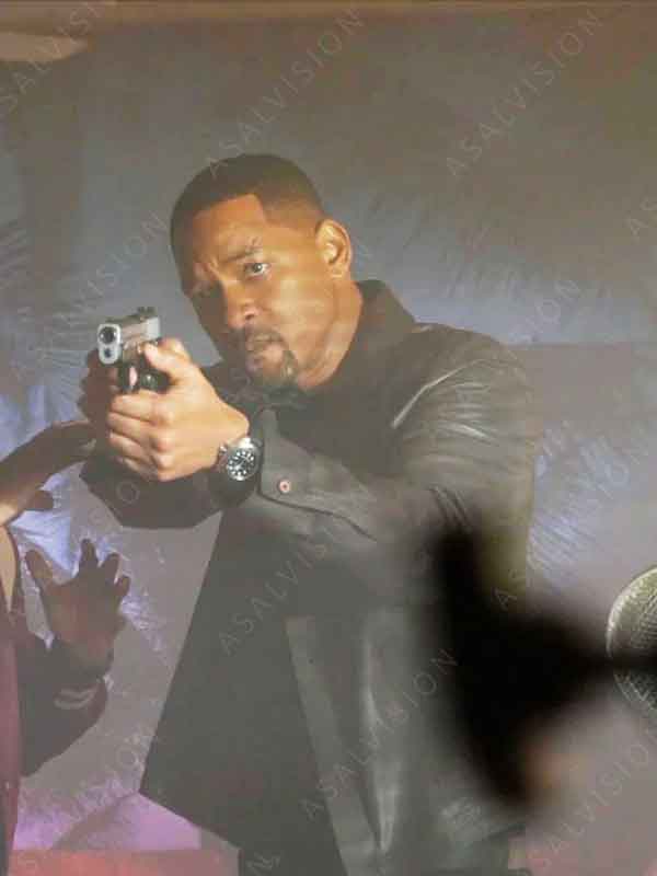 Will Smith Movie Bad Boys Ride or Die 2024 Mike Lowrey Black Jacket