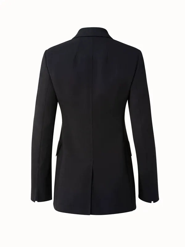Willa Hayes TV Series Yellowstone S04 Karen Pittman Black Double-Breasted Cotton Coat