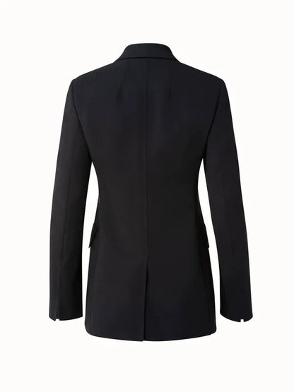 Willa Hayes TV Series Yellowstone S04 Karen Pittman Black Double-Breasted Cotton Coat