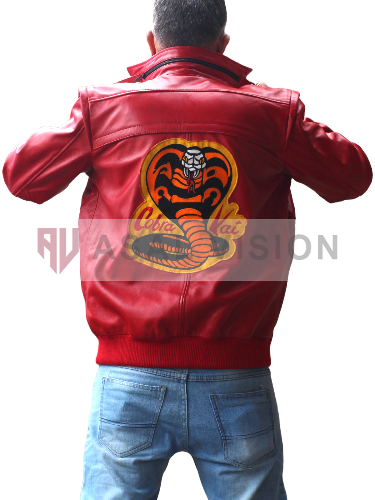 William Zabka Cobra Kai Red Jacket