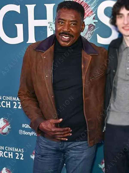 Winston Zeddemore Movie Ghostbusters Frozen Empire Event Ernie Hudson Jacket
