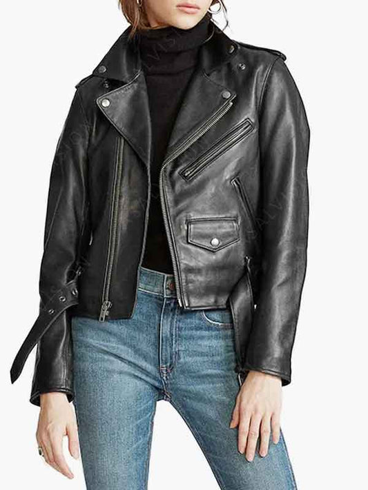 Womens Black Butter Soft Leather Jacket