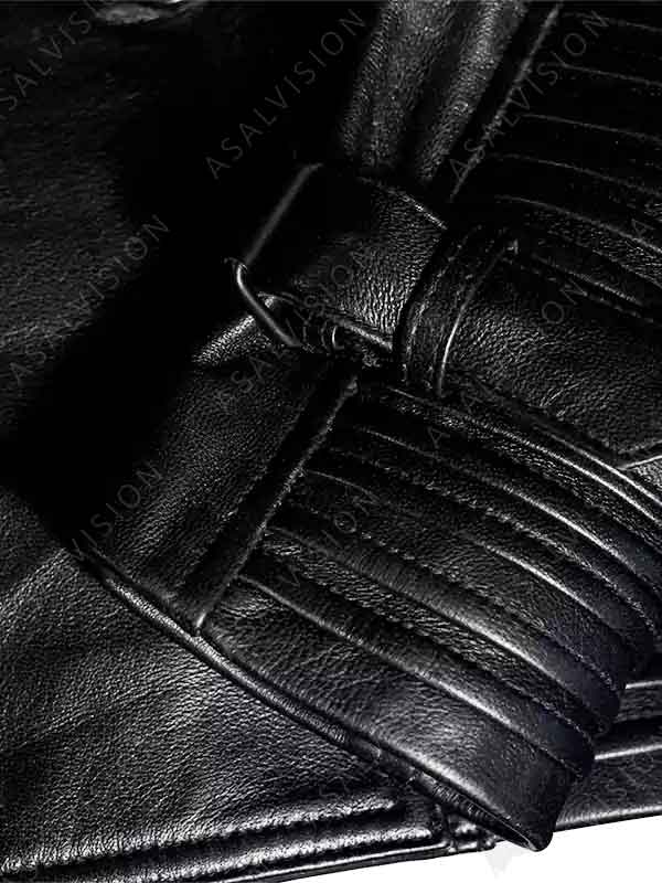 Women’s Black Double-Breasted Lambskin Leather JacketWomen’s Black Double-Breasted Lambskin Leather Jacket