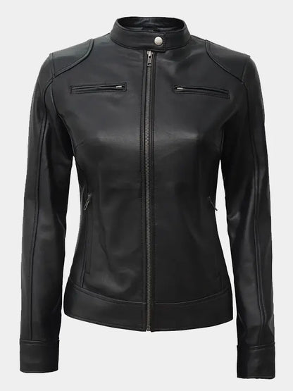 Women’s Black Lambskin Jacket