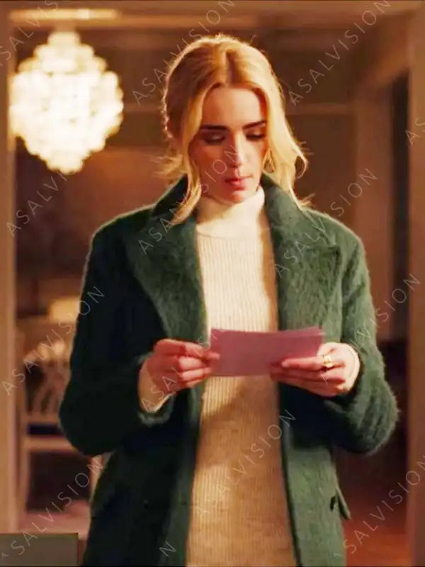 Womens Georgia Miller Ginny & Georgia Green Coat