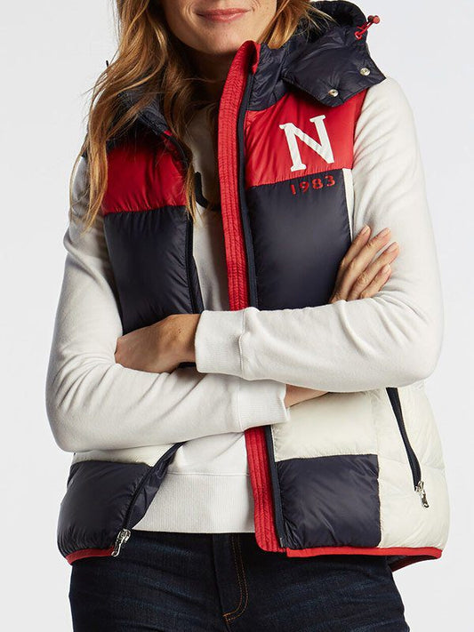 Hooded Puffer Vest For Women's