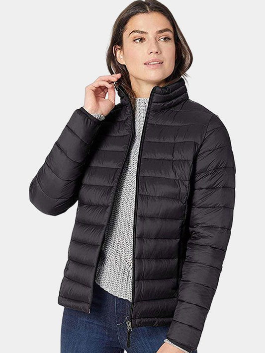 Womens Puffer Black Jacket