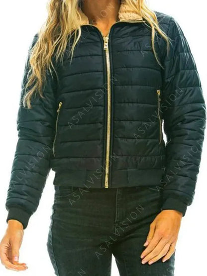 Womens Puffer Rainbow Jacket