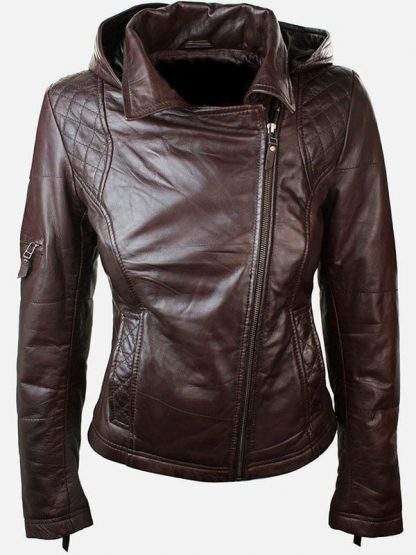 Chocolate Brown Leather Jacket