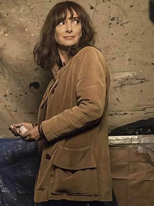 Womens Stranger Things Joyce Byers Brown Coat