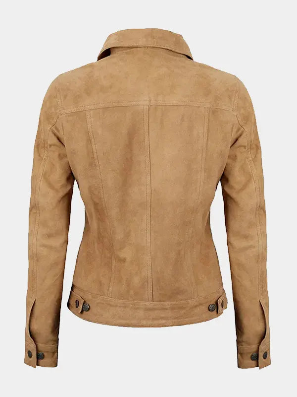 Women’s Tan Suede Jacket