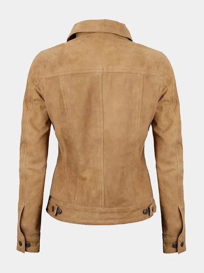 Women’s Tan Suede Jacket