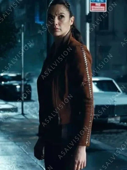 Wonder Woman Justice League Leather Jacket