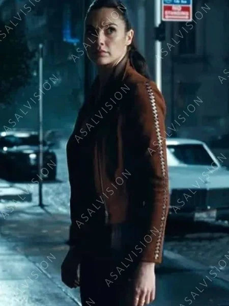 Wonder Woman Justice League Leather Jacket