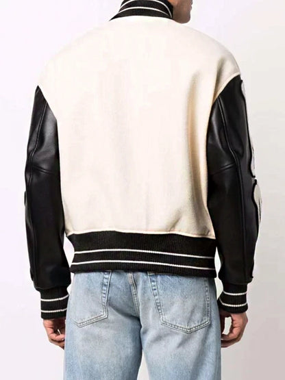 Woo-jin Netflix Bloodhounds 2023 Lee Sang-yi Varsity Letterman Bone Jacket