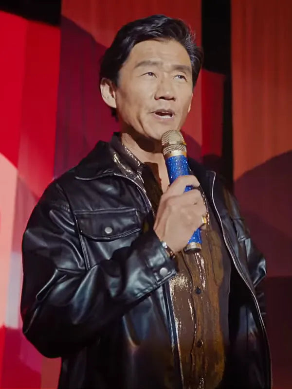 XO Kitty S02 Episode 1 Young Moon Black Leather Jacket