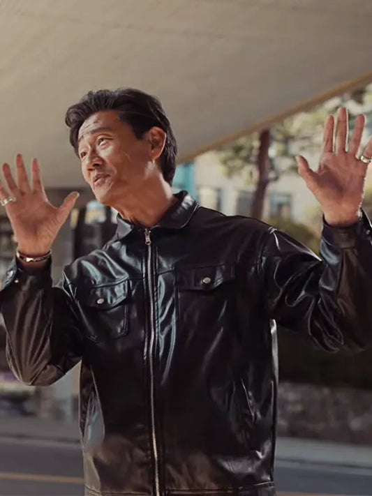 XO Kitty Season 2 Philippe Lee Black Leather Jacket