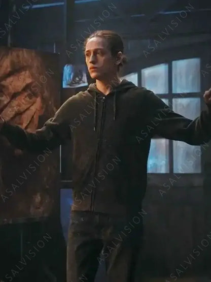 Xavier Thorpe Wednesday 2022 Percy Hynes Black Hoodie