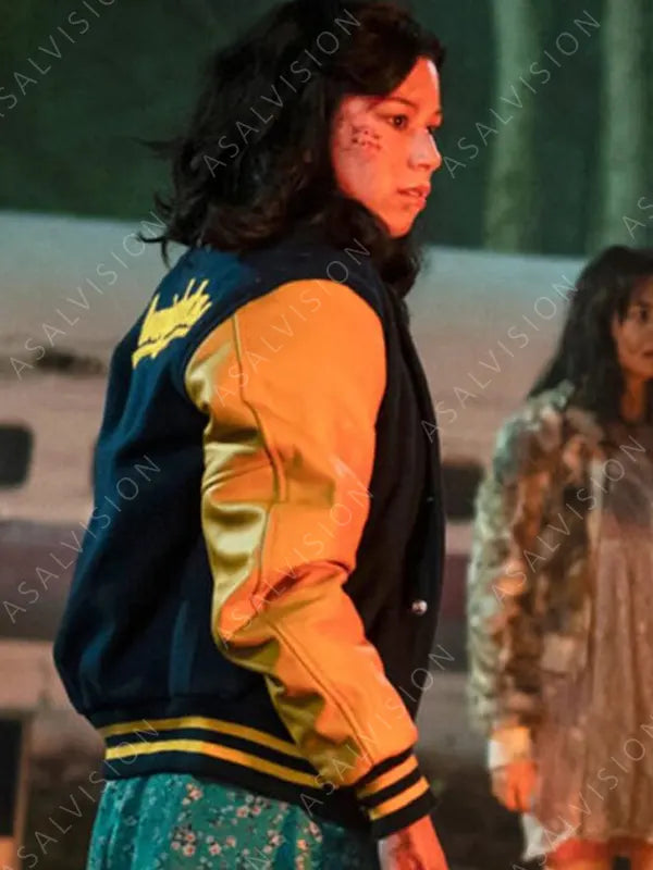 Yellowjackets Jackie Varsity Bomber Jacket