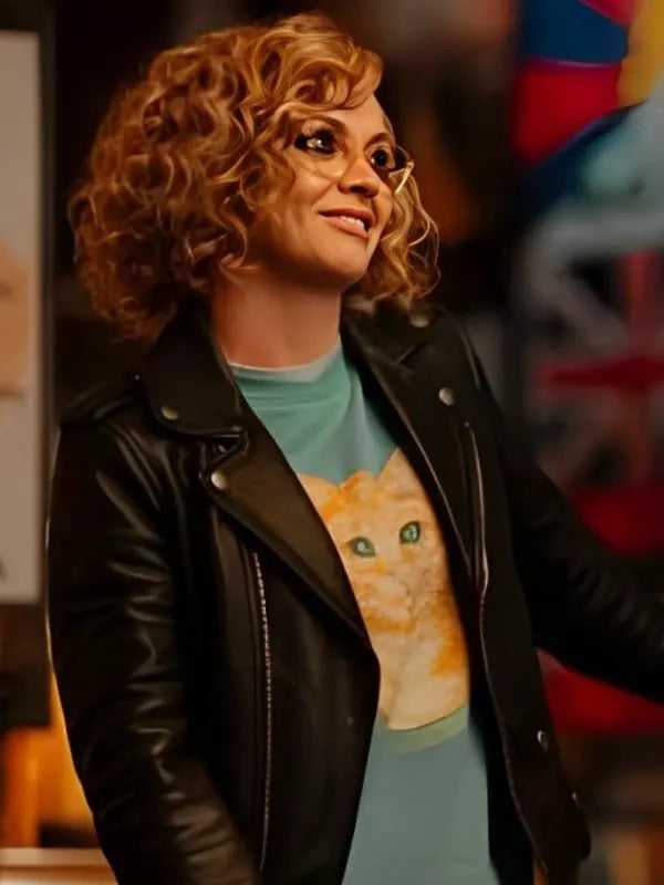 Yellowjackets S03 Christina Ricci Black Leather Jacket