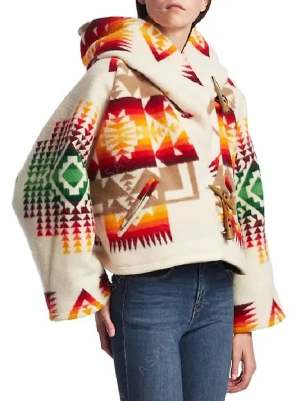 Yellowstone Aztec Poncho Cloak Coat
