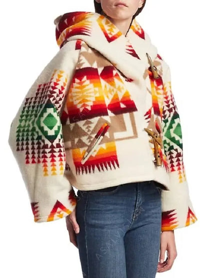 Yellowstone Aztec Poncho Cloak Coat