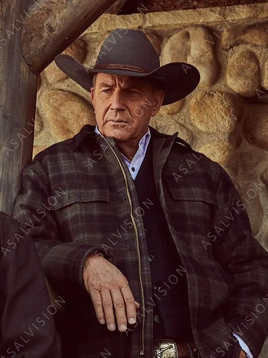 Yellowstone John Dutton Plaid Jacket