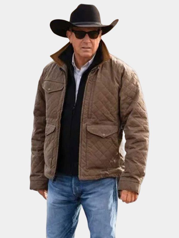 Yellowstone Kevin Costner Quilted Jacket