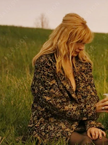 Yellowstone S05 Beth Dutton Floral Blazer Coat