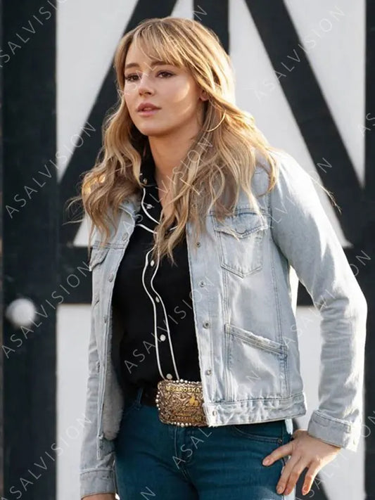 Yellowstone Season 3 Nicole Duke Denim Jacket