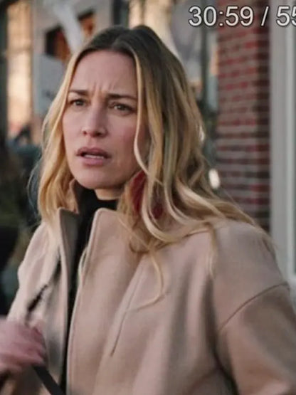 Yellowstone TV Series  Season 4 Piper Perabo Beige Coat