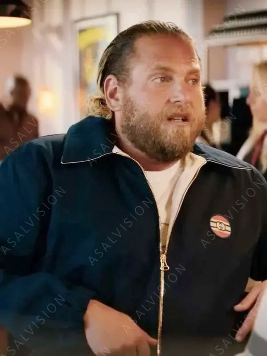 You People 2023 Ezra Blue Bomber Jacket