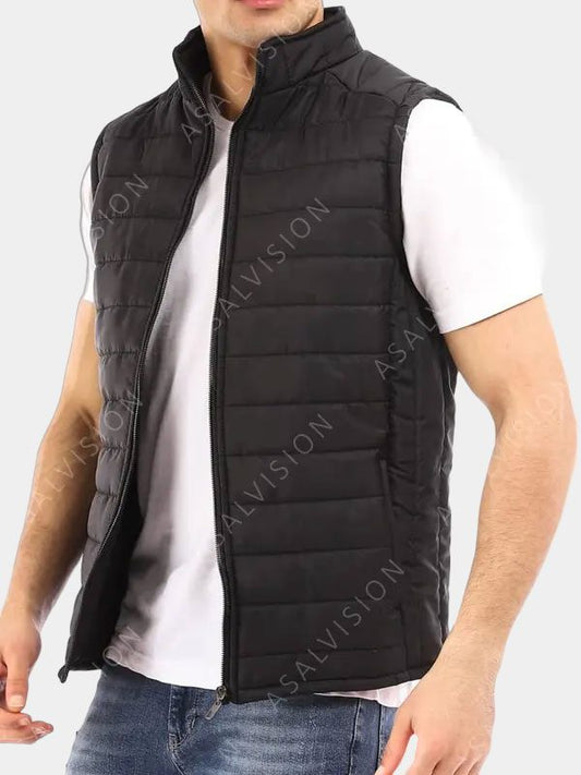 Your Place or Mine Peter Coleman Puffer Black Vest