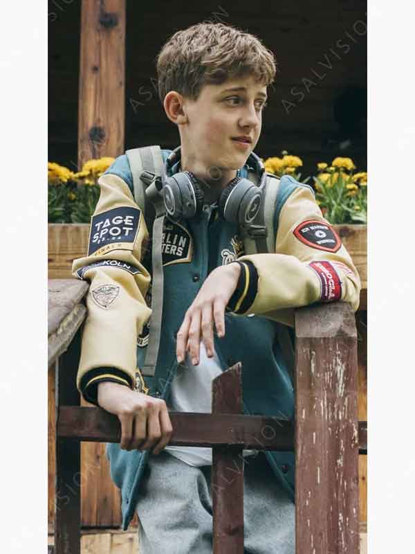 Za duzy na bajki 2 Waldek Delfina Staszek Varsity Jacket