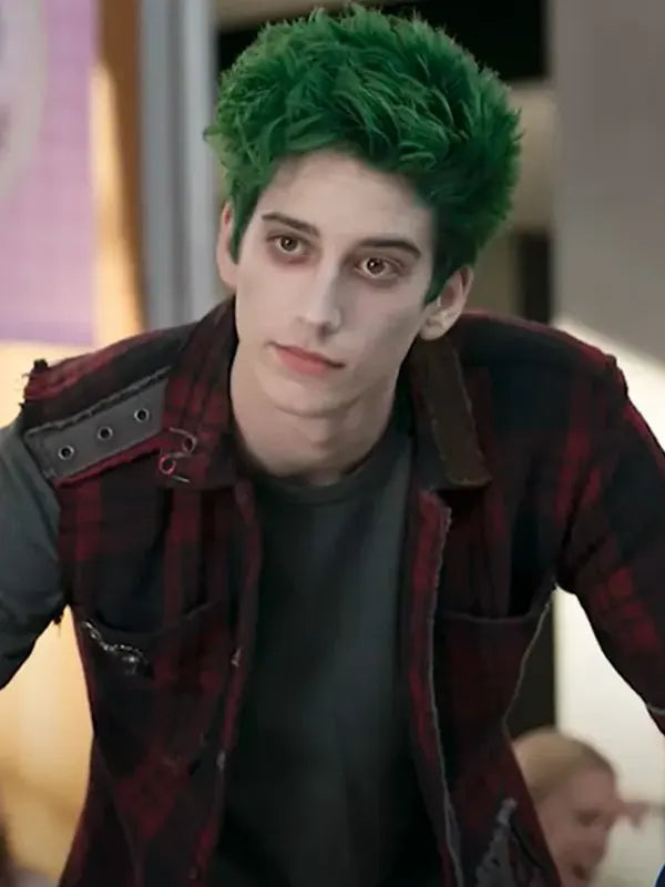 Zed Zombies 3 Milo Manheim Red And Black Checkered Design Vest