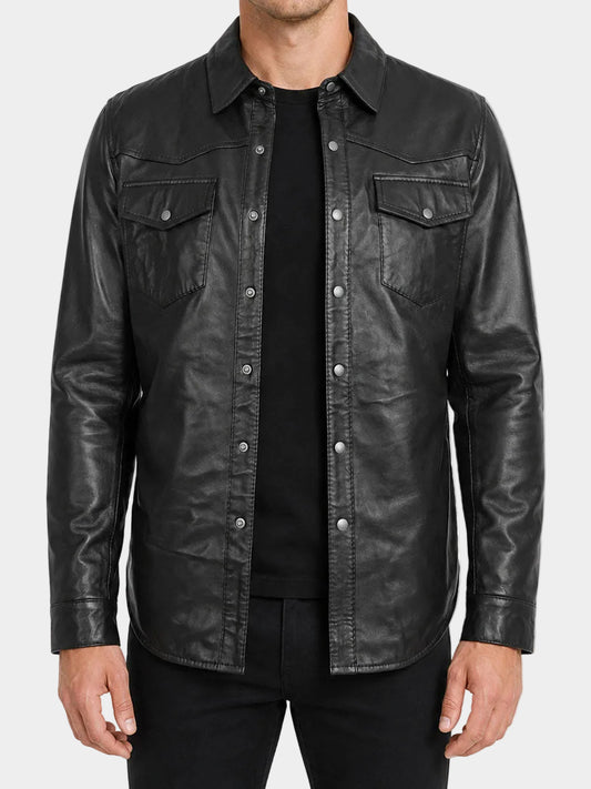 Lighweight Leather Shirt
