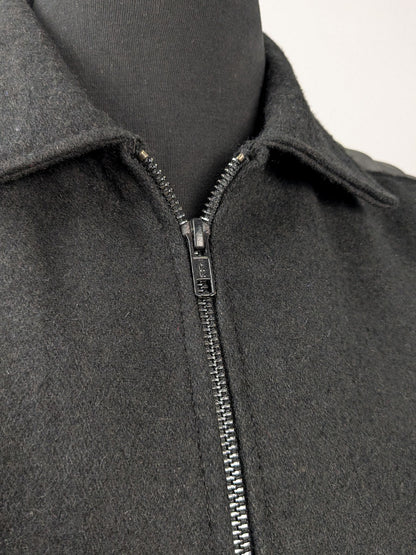 black wool jacket