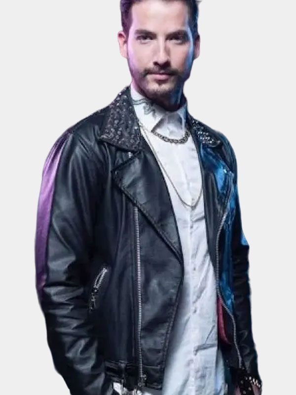 The Queen of Flow Charly Flow Leather Biker Jacket