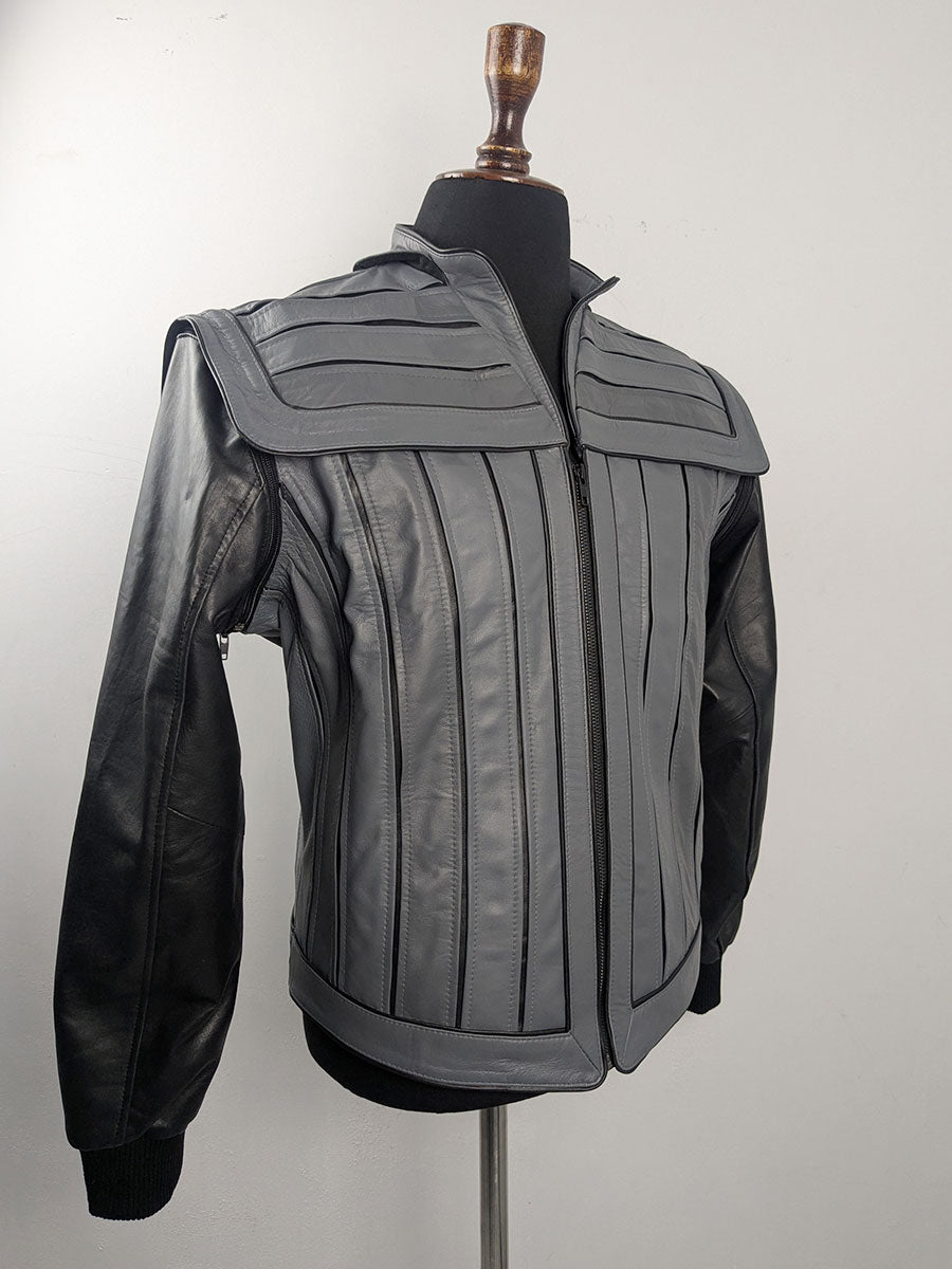 Klingon Casual Real Leather Jacket